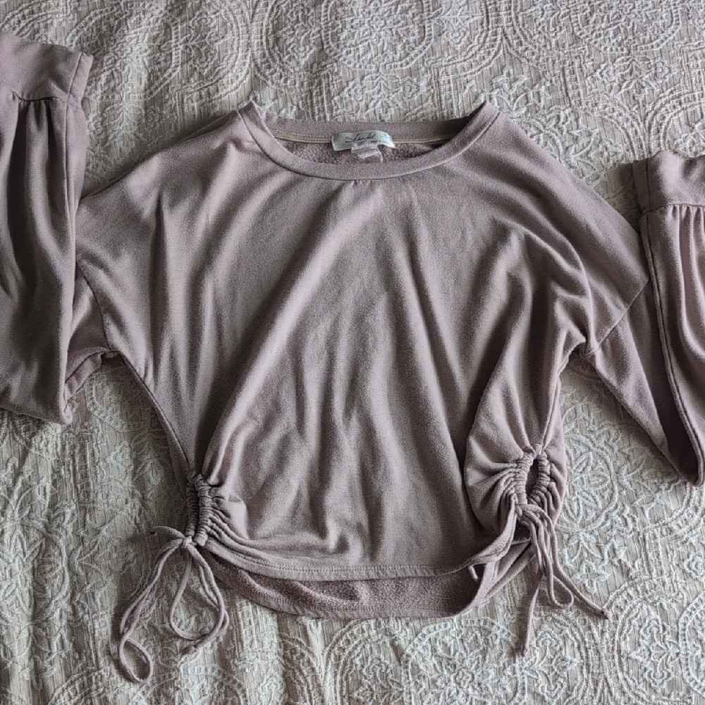 Women's Mauve Long Sleeve Top